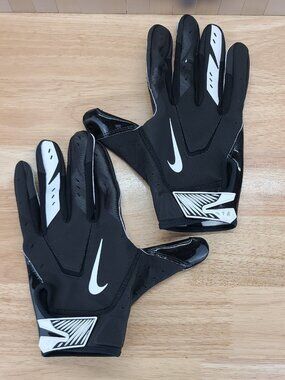 Nike Mens Vapor Jet Football Gloves Black White Size 2xl XXL sticky